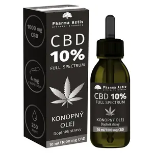 PHARMA ACTIV Konopný olej CBD 10% 1000 mg 10 ml
