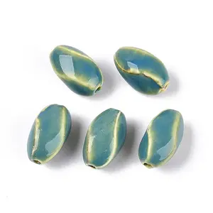 Vintage Handmade Porcelain Beads