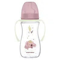 CANPOL BABIES Antikoliková lahev EasyStart sleepy koala růžová 300 ml