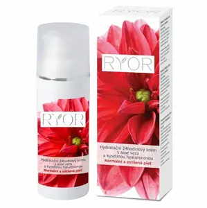 RYOR Hydratační Krém s aloe vera a kyselinou hyaluronovou 50 ml