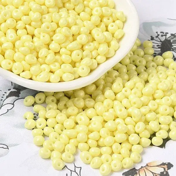 6/0 Opaque Baking Paint Glass Seed Beads