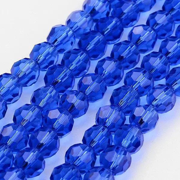 Transparent Glass Bead Strands