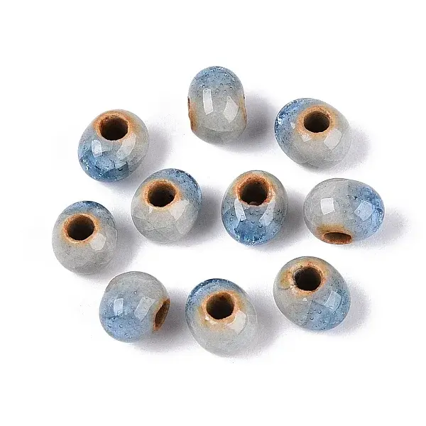 Handmade Crackle Porcelain Beads