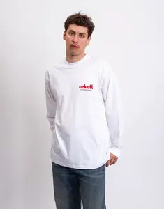 Tričko Carhartt WIP L/S Framework T-Shirt White