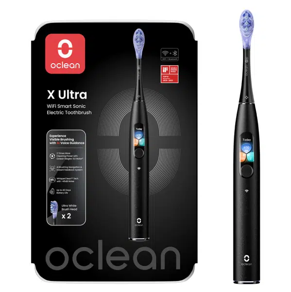 OCLEAN X Ultra Black Sonický kartáček 1 kus