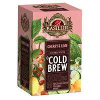 BASILUR Cold Brew Cherry Lime ovocný čaj 20 sáčků