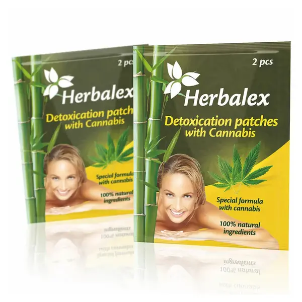 HERBALEX Detoxikační náplasti s konopím 2 kusy