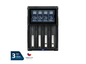 Nabíječka baterií GETI GDC4U Li-Ion LiFePO4 NiCd NiMH