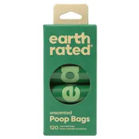 EARTH RATED Sáčky na psí exkrementy bez vůně 8 rolí