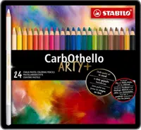 Pastely STABILO CarbOthello, sada 24 ks v kovovém pouzdru