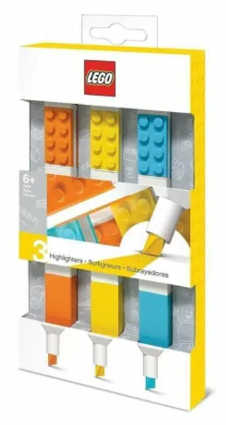 LEGO Zvýrazňovače, mix barev - 3 ks