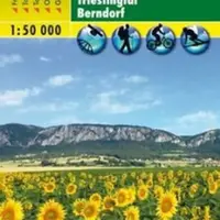 WK 012 Hohe Wand, Schneebergland, Gutensteinské Alpy, Piestingtal, Lilienfeld, Triestingtal, Berndorf 1:50 000 / turistická mapa