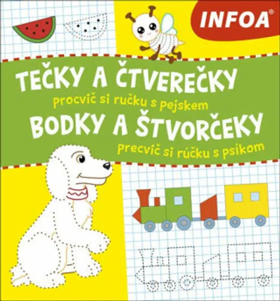 Tečky a čtverečky - Procvič si ručku s pejskem