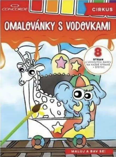 Omalovánky s vodovkami - Cirkus