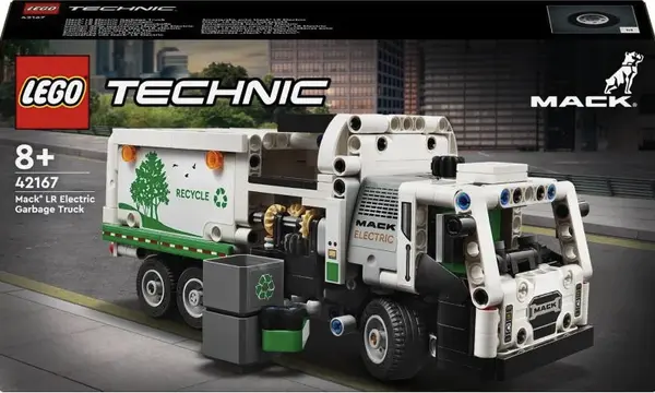 Popelářský vůz Mack® LR Electric - LEGO Technic (42167)