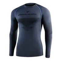 Moto thermo triko Rebelhorn Freeze Jersey šedo-černá XS