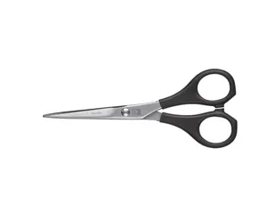 Kadeřnické nůžky s plastovou rukojetí a mikroozubením Eurostil Professional 5,5" (00722) + dárek zdarma