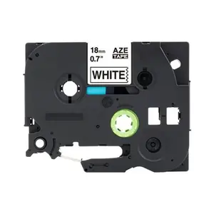 Kompatibilní páska s Brother TZ-N241 / TZe-N241, 18mm x 8m, černý tisk / bílý podklad, nelaminovaná