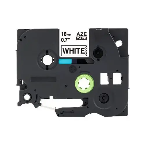 Kompatibilní páska s Brother TZ-N241 / TZe-N241, 18mm x 8m, černý tisk / bílý podklad, nelaminovaná