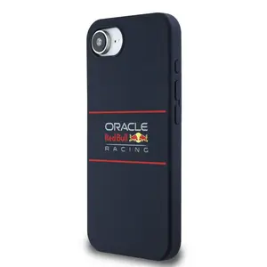 Zadní kryt Red Bull Silicone Horizontal Logo MagSafe pro Apple iPhone iPhone 16e, navy