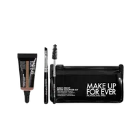 Make Up For Ever Sada pro úpravu obočí Aqua Resist Brow Sculptor Kit 25 Ashy Brown