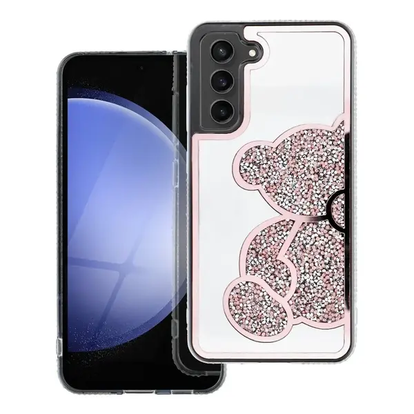 Zadní kryt TEDDY BEAR Case pro Samsun Galaxy A15 4G / A15 5G, růžová