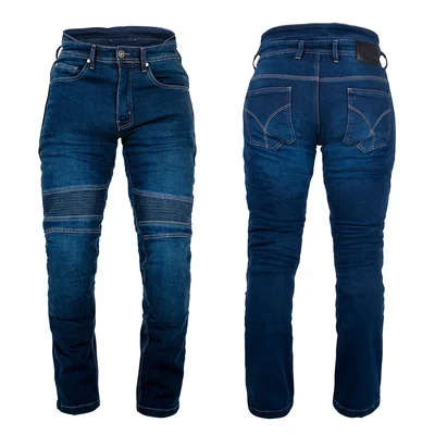 Pánské moto jeansy BOS Micas Blue 42