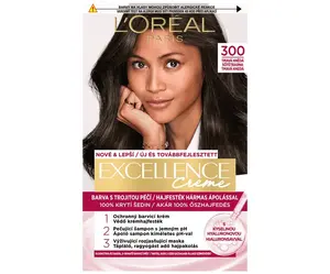 Permanentní barva Loréal Excellence 300 tmavá hnědá - L’Oréal Paris + dárek zdarma