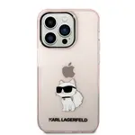Zadní kryt Karl Lagerfeld IML Choupette NFT pro Apple iPhone 14 Pro Max, růžová