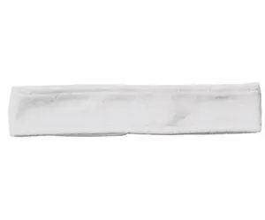 Kosmetická froté čelenka Mako Butterfly - bílá