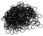 Gumičky do vlasů Duko 2555B - černé, 500 ks