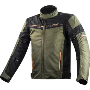 Pánská moto bunda LS2 Shadow Man Khaki Black khaki-černá L