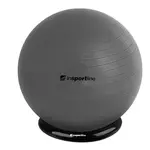 Gymnastický míč inSPORTline Top Ball 75 cm se základnou BallBase šedá