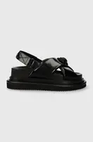 Kožené sandály Kurt Geiger London Orson Cross Strap Sandal
