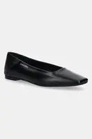 Kožené baleríny Calvin Klein FLAT BALLERINA - LTH