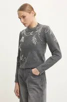 Svetr Answear.LAB dámský, šedá barva