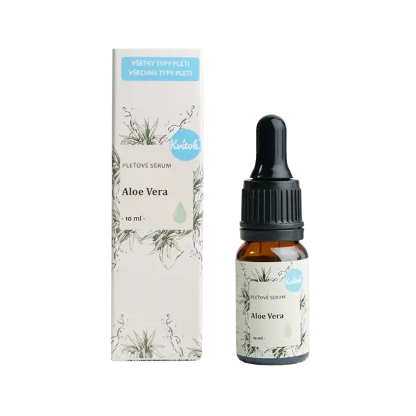 Kvitok Pleťové sérum - Aloe vera (10 ml)