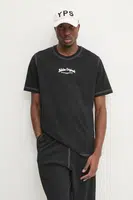 Bavlněné tričko adidas Originals Wabash černá barva, s potiskem, JP4477