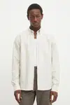 Košile Les Deux pánská, béžová barva, regular, s límečkem button-down, LDM410196
