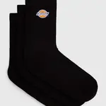 Ponožky Dickies 3-pack pánské, černá barva, DK0A4Y9OBLK1-BLACK