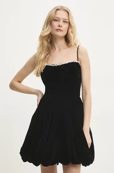 Velurové šaty Answear.LAB