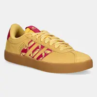 Semišové sneakers boty adidas VL Court 3.0 žlutá barva, JQ7402