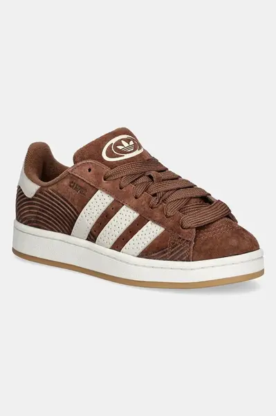 Semišové tenisky adidas Originals Campus 00s hnědá barva, JQ7671