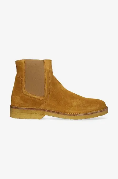 Semišové kotníkové boty A.P.C. Boots Theodore PXBSK-H54252 CARAMEL