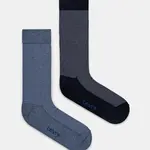 Ponožky Levi's 2-pack tmavomodrá barva, 37157-1210