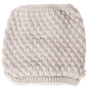 Baby Nellys Pletený nákrčník/komínek  - ecru