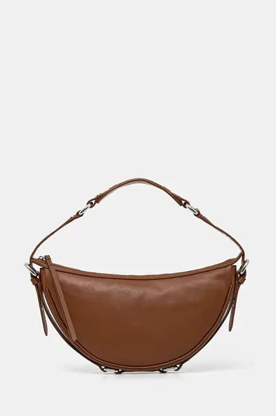 Kožená kabelka By Far Gib