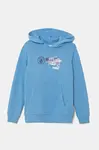 Dětská bavlněná mikina Puma MCFC ftblNRGY Hoodie modrá barva, s kapucí, s potiskem, 779122