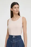 Bavlněné tričko Marc O'Polo béžová barva, 403232151363