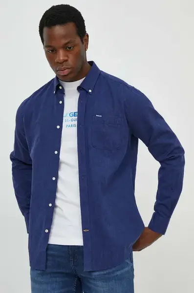 Lněná košile Barbour